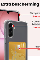 NoXx NoXx Samsung Galaxy A17 Hoesje Pashouder - 2 PACK