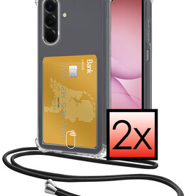 NoXx NoXx Samsung Galaxy A17 Hoesje Pashouder met Koord - 2 PACK