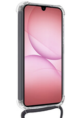 NoXx NoXx Samsung Galaxy A17 Hoesje Pashouder met Koord Met Screenprotector