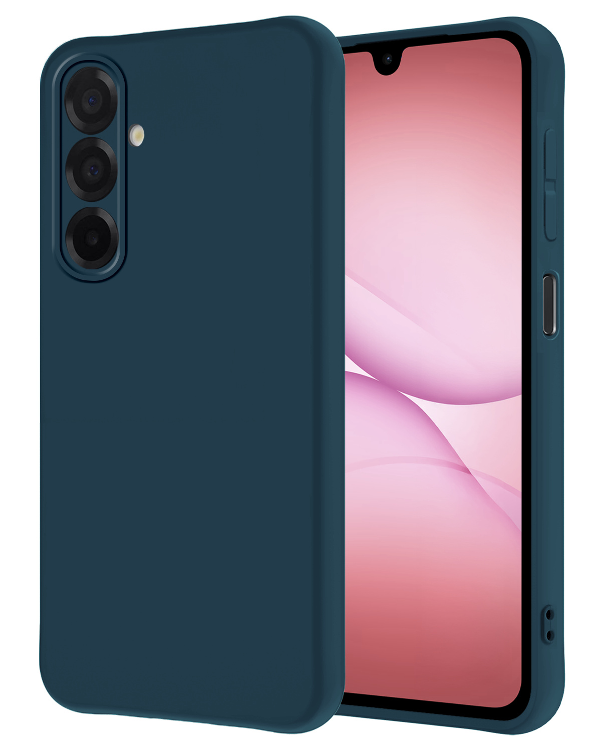 NoXx NoXx Samsung Galaxy A17 Hoesje Siliconen - Donkerblauw