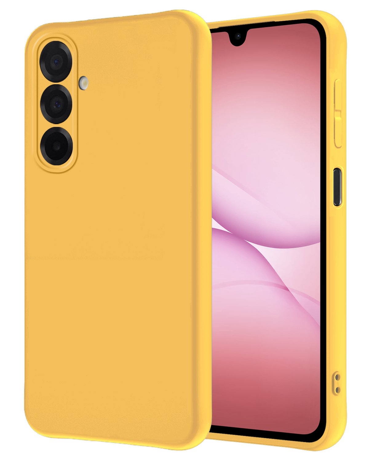 NoXx NoXx Samsung Galaxy A17 Hoesje Siliconen - Geel