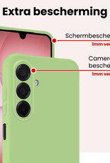 NoXx NoXx Samsung Galaxy A17 Hoesje Siliconen - Groen