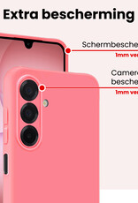 NoXx NoXx Samsung Galaxy A17 Hoesje Siliconen - Lichtroze