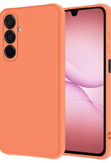 NoXx NoXx Samsung Galaxy A17 Hoesje Siliconen - Perzik