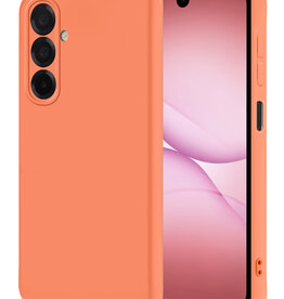 NoXx NoXx Samsung Galaxy A17 Hoesje Siliconen - Perzik