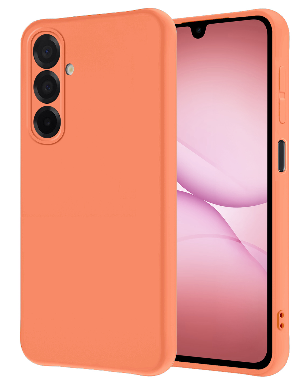 NoXx NoXx Samsung Galaxy A17 Hoesje Siliconen - Perzik