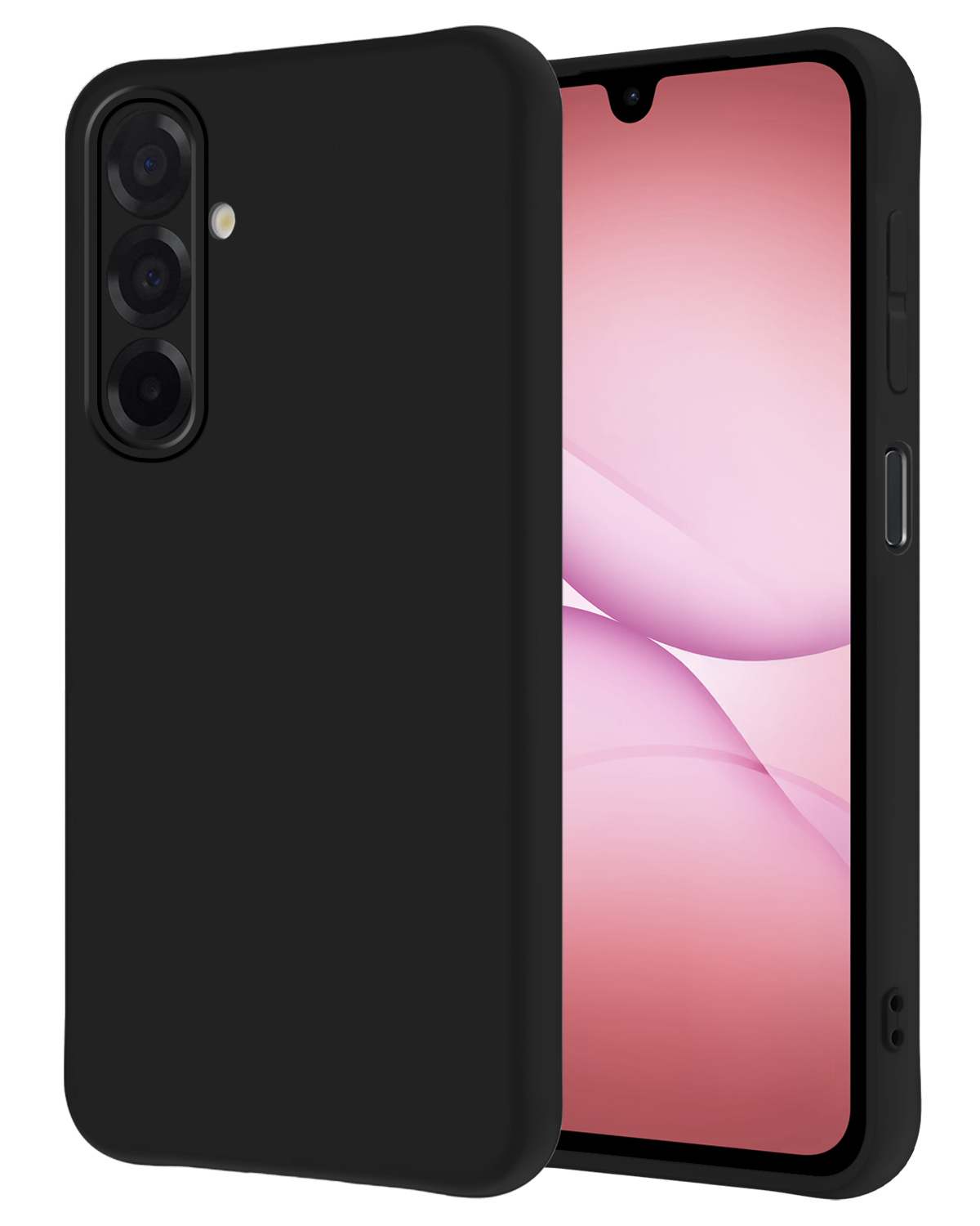 NoXx NoXx Samsung Galaxy A17 Hoesje Siliconen - Zwart