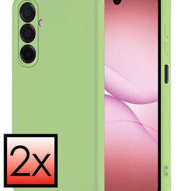 NoXx NoXx Samsung Galaxy A17 Hoesje Siliconen - Groen - 2 PACK