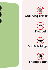 NoXx NoXx Samsung Galaxy A17 Hoesje Siliconen - Groen - 2 PACK