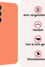 NoXx NoXx Samsung Galaxy A17 Hoesje Siliconen - Perzik - 2 PACK