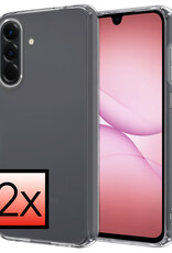 NoXx NoXx Samsung Galaxy A17 Hoesje Siliconen - Transparant - 2 PACK