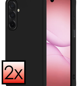 NoXx NoXx Samsung Galaxy A17 Hoesje Siliconen - Zwart - 2 PACK