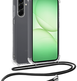 BASEY. BASEY. Samsung Galaxy A17 Hoesje Transparant Shockproof Met Zwart Koord