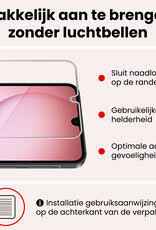 NoXx NoXx Samsung Galaxy A17 Hoesje Siliconen Met 2x Screenprotector - Perzik