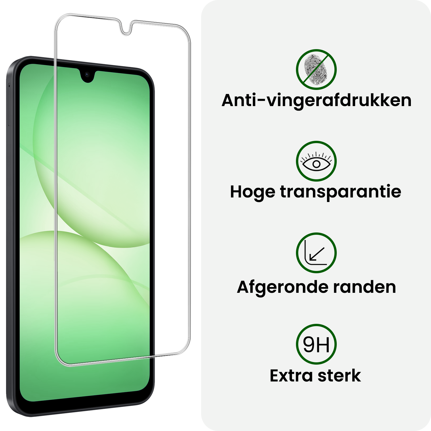 BASEY. BASEY. Samsung Galaxy A17 Hoesje Bookcase Met 2x Screenprotector - Turquoise
