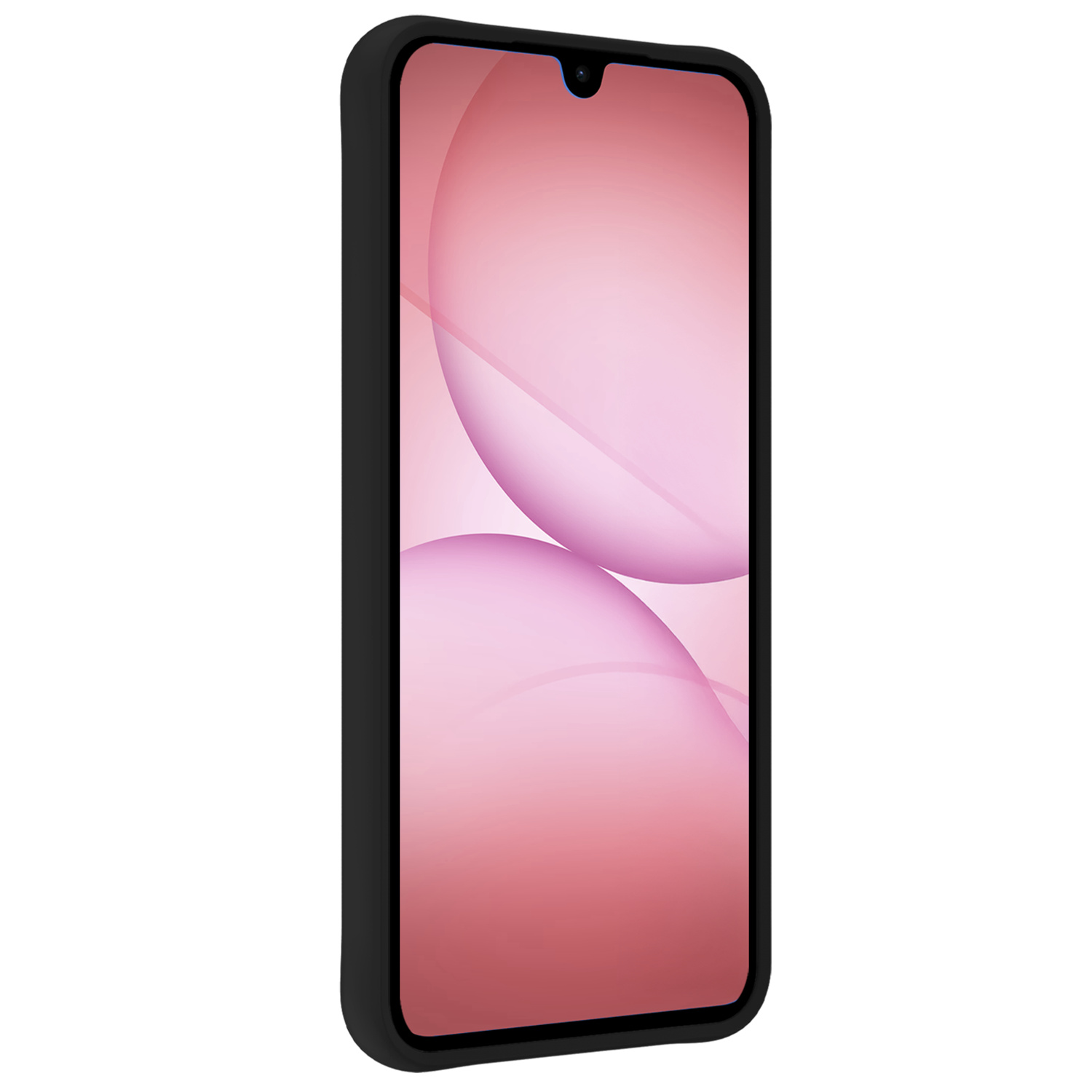 NoXx NoXx Samsung Galaxy A17 Hoesje Siliconen Met 2x Screenprotector - Zwart