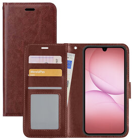 NoXx NoXx Samsung Galaxy A17 Hoesje Bookcase - Bruin