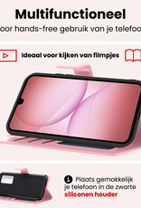 NoXx NoXx Samsung Galaxy A17 Hoesje Bookcase - Lichtroze