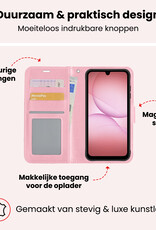 NoXx NoXx Samsung Galaxy A17 Hoesje Bookcase - Lichtroze