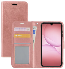 NoXx NoXx Samsung Galaxy A17 Hoesje Bookcase - Rose Goud