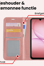 NoXx NoXx Samsung Galaxy A17 Hoesje Bookcase - Rose Goud