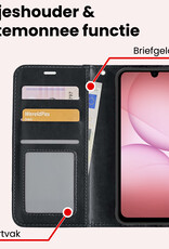 NoXx NoXx Samsung Galaxy A17 Hoesje Bookcase - Zwart