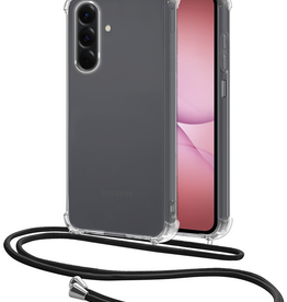 NoXx NoXx Samsung Galaxy A17 Hoesje Transparant Shockproof Met Zwart Koord