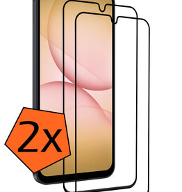 Nomfy Nomfy Samsung Galaxy A17 Screenprotector Glas Full Cover - 2 PACK