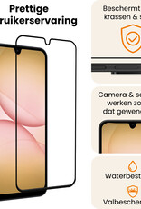 Nomfy Nomfy Samsung Galaxy A17 Screenprotector Glas Full Cover - 2 PACK