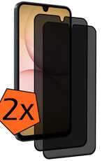 Nomfy Nomfy Samsung Galaxy A17 Screenprotector Glas Privacy - 2 PACK