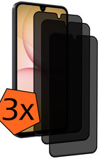 Nomfy Nomfy Samsung Galaxy A17 Screenprotector Glas Privacy - 3 PACK