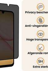 Nomfy Nomfy Samsung Galaxy A17 Screenprotector Glas Privacy - 3 PACK