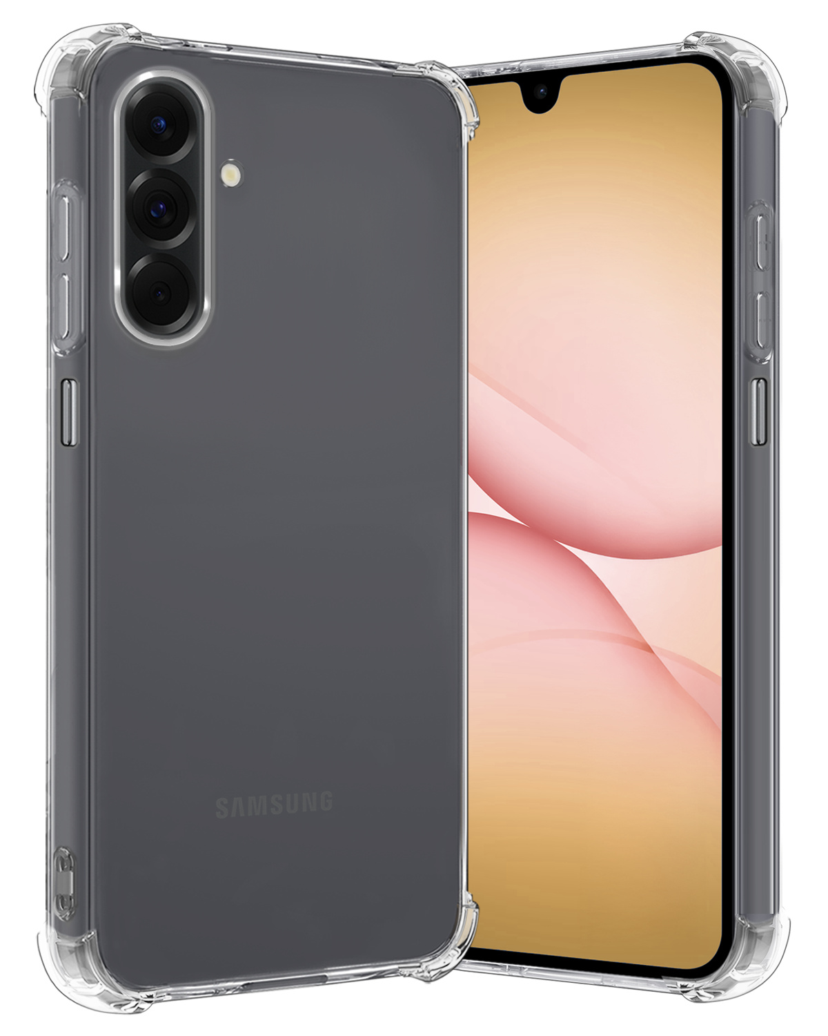 Nomfy Nomfy Samsung Galaxy A17 Hoesje Shockproof - Transparant