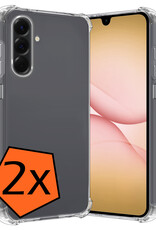 Nomfy Nomfy Samsung Galaxy A17 Hoesje Shockproof - Transparant - 2 PACK