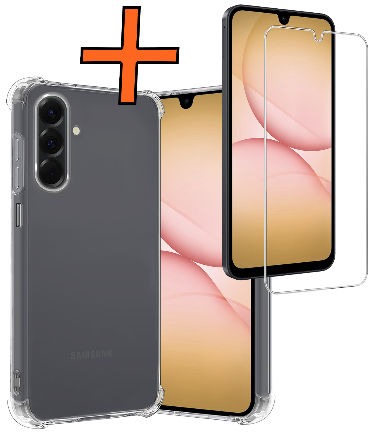 Nomfy Nomfy Samsung Galaxy A17 Hoesje Shockproof Met Screenprotector