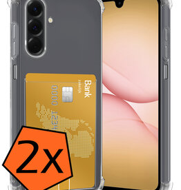 Nomfy Nomfy Samsung Galaxy A17 Hoesje Pashouder - 2 PACK