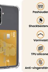 Nomfy Nomfy Samsung Galaxy A17 Hoesje Pashouder Met Screenprotector