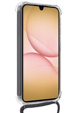 Nomfy Nomfy Samsung Galaxy A17 Hoesje Pashouder met Koord Met 2x Screenprotector