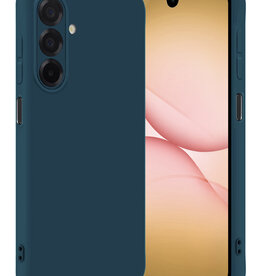 Nomfy Nomfy Samsung Galaxy A17 Hoesje Siliconen - Donkerblauw