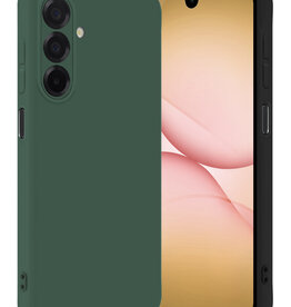 Nomfy Nomfy Samsung Galaxy A17 Hoesje Siliconen - Donkergroen