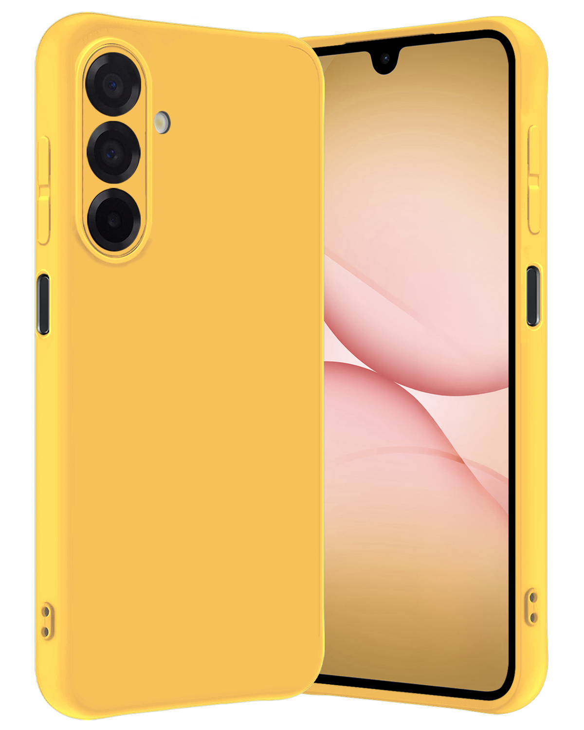 Nomfy Nomfy Samsung Galaxy A17 Hoesje Siliconen - Geel