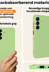 Nomfy Nomfy Samsung Galaxy A17 Hoesje Siliconen - Groen