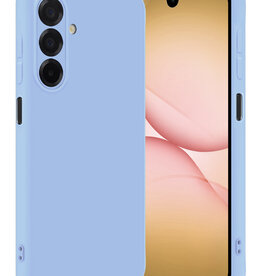 Nomfy Nomfy Samsung Galaxy A17 Hoesje Siliconen - Lichtblauw