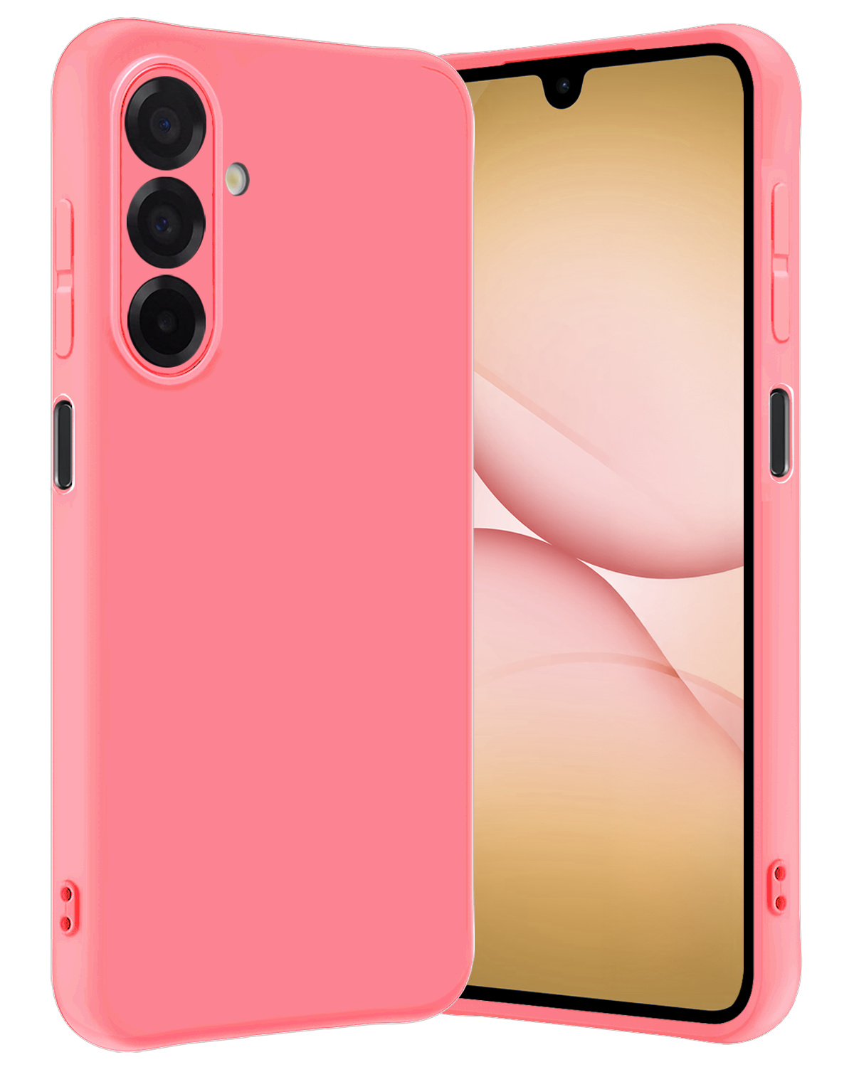 Nomfy Nomfy Samsung Galaxy A17 Hoesje Siliconen - Lichtroze