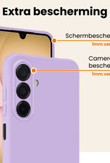 Nomfy Nomfy Samsung Galaxy A17 Hoesje Siliconen - Lila