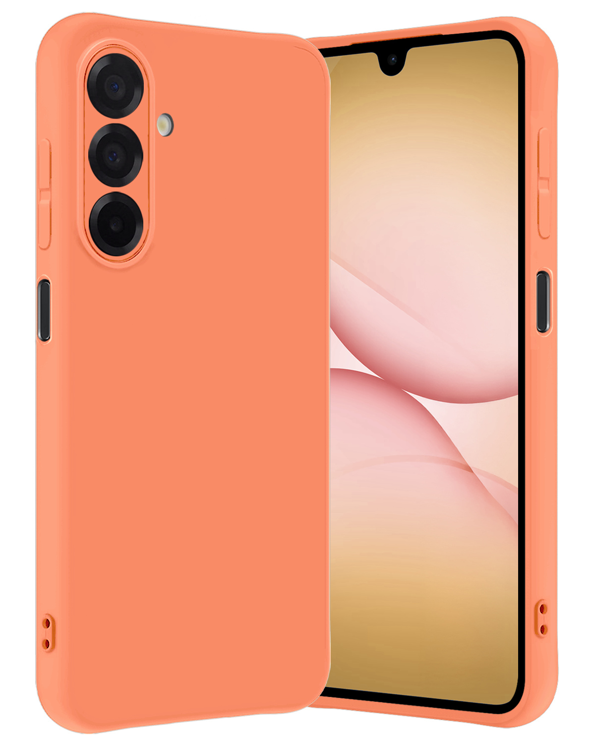 Nomfy Nomfy Samsung Galaxy A17 Hoesje Siliconen - Perzik