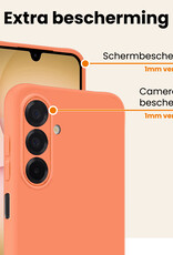 Nomfy Nomfy Samsung Galaxy A17 Hoesje Siliconen - Perzik