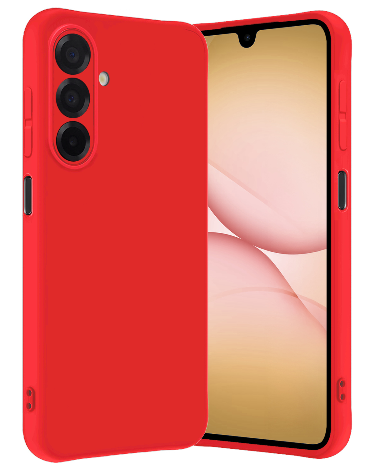 Nomfy Nomfy Samsung Galaxy A17 Hoesje Siliconen - Rood