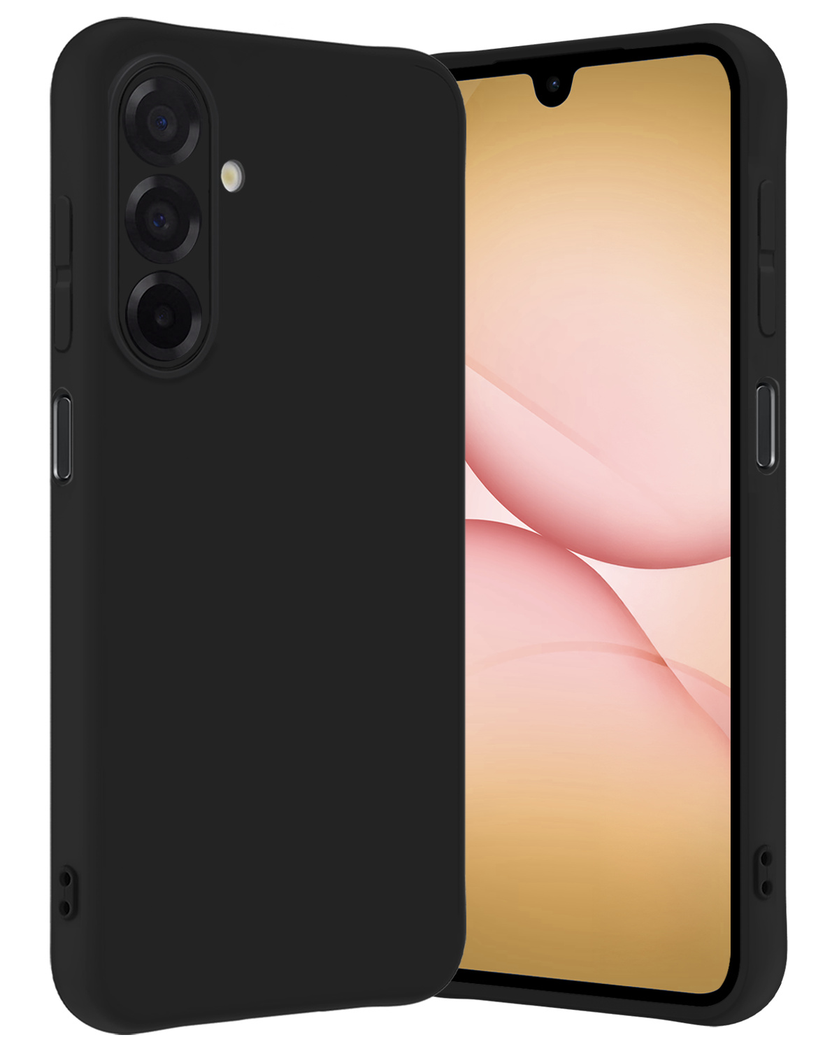 Nomfy Nomfy Samsung Galaxy A17 Hoesje Siliconen - Zwart