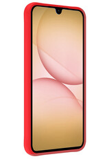 Nomfy Nomfy Samsung Galaxy A17 Hoesje Siliconen - Rood - 2 PACK